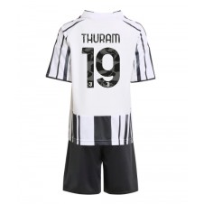 Juventus Khephren Thuram #19 Hjemmedraktsett Barn 2025-26 Kortermet (+ korte bukser)